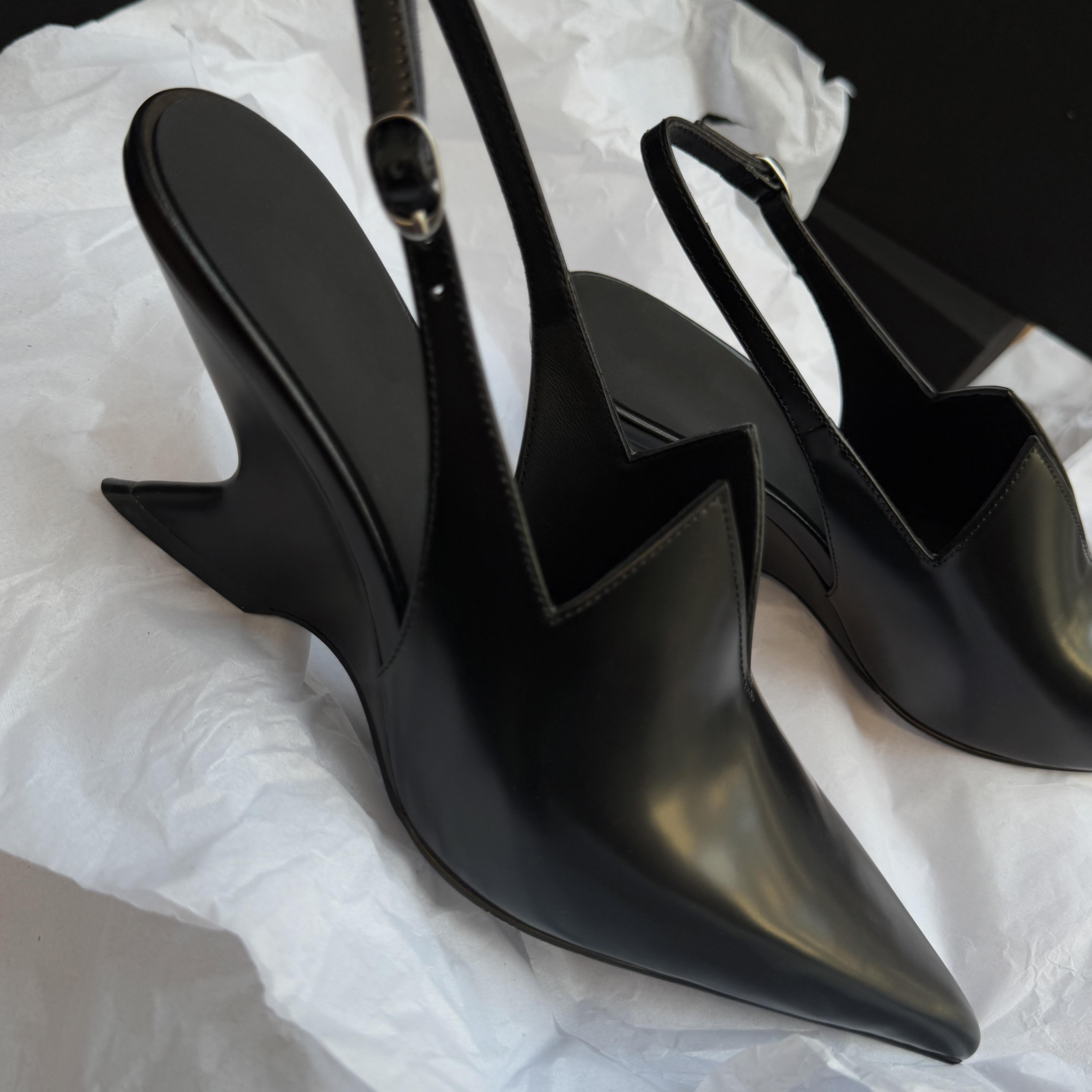 Formal Women Daily Wear Sandals - Ladies V Front Cut Slingback Pumps
