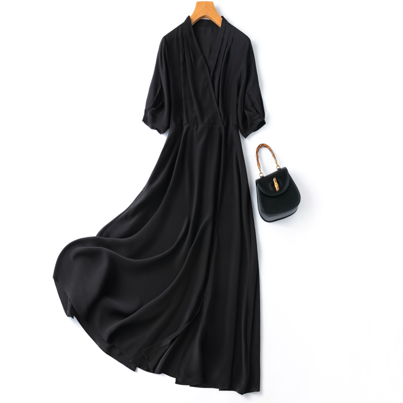 Formal Wear For Women Xl - Women Silk Maxi Dress 100% Mulberry
