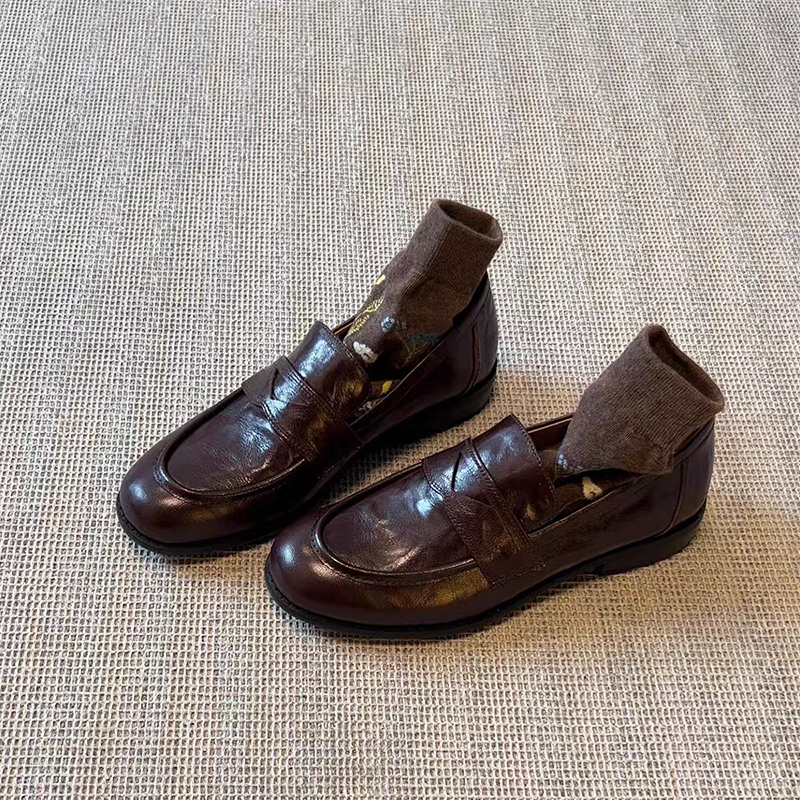 Womens Genuine Leather Loafers - đánh giá và giá Women Formal Wear Footwear