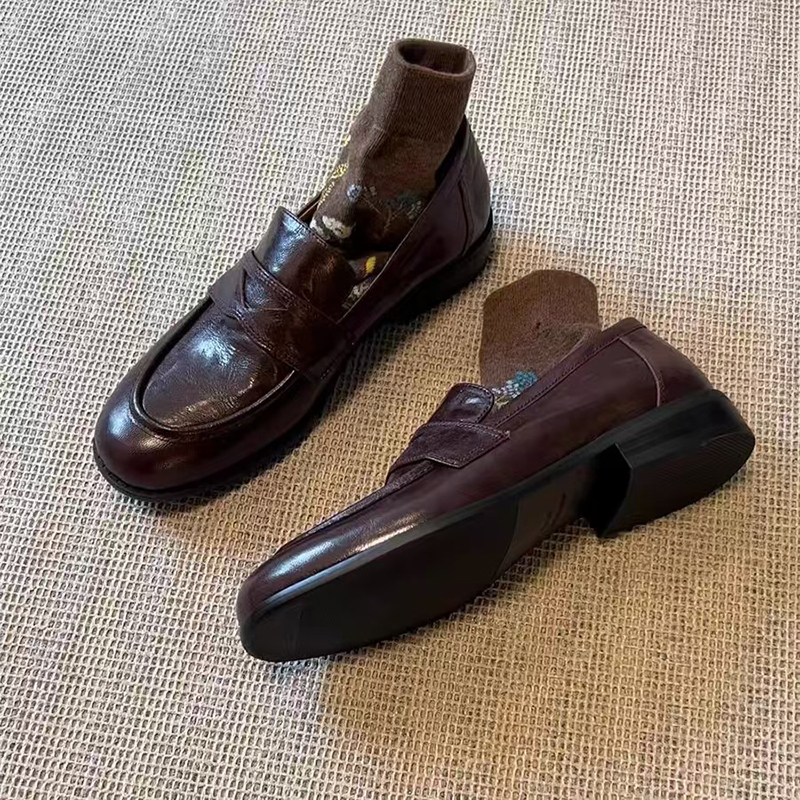 Womens Genuine Leather Loafers - đánh giá và giá Women Formal Wear Footwear