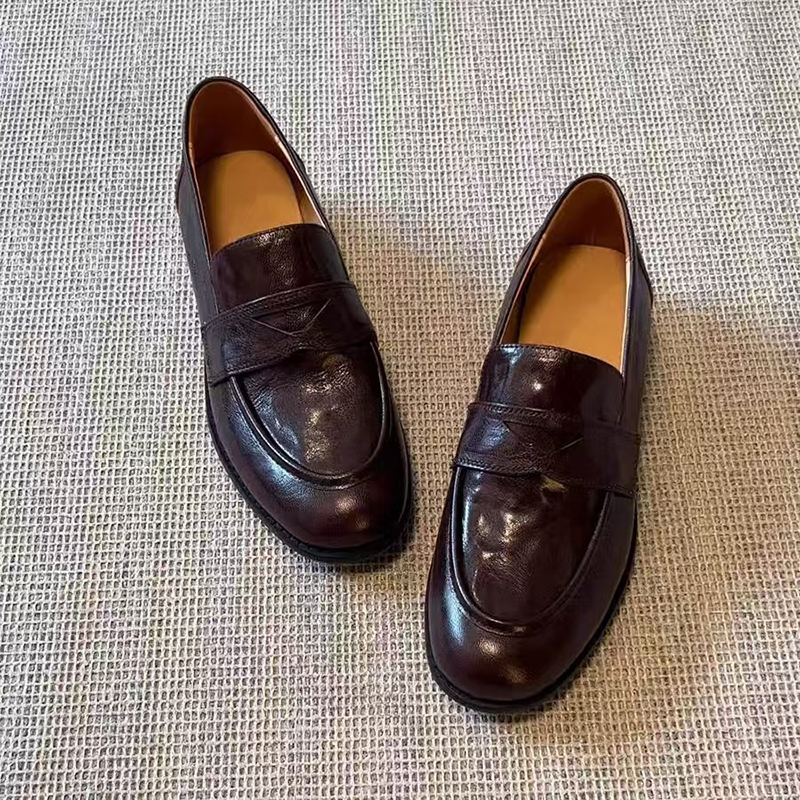Womens Genuine Leather Loafers - đánh giá và giá Women Formal Wear Footwear