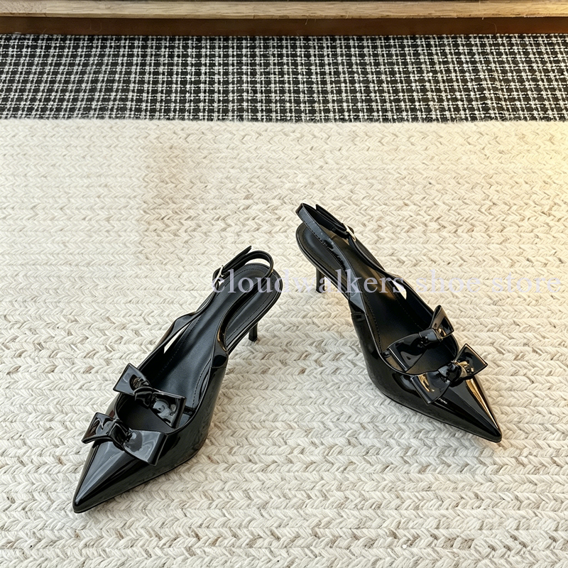 Elegant Double Bow Slingback H - đánh giá và giá Formal Women Daily Wear Sandals