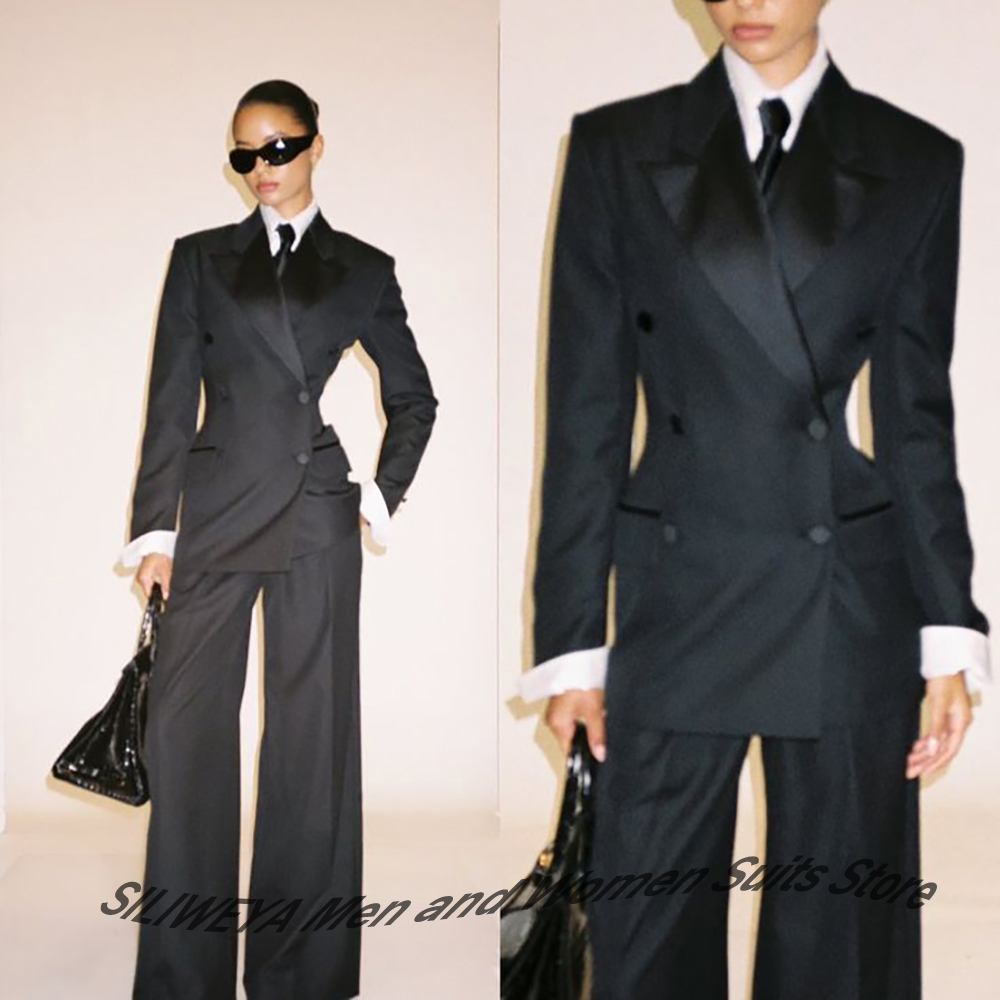 Professional Women's Black Dou - đánh giá và giá Women'S Formal Wear Suits