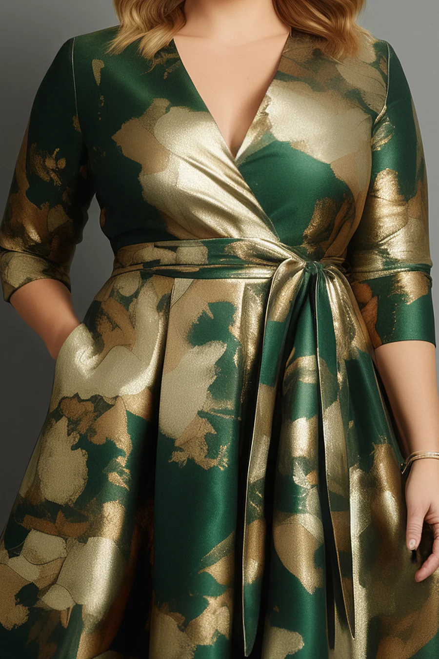 Plus Size Cocktail Dark Green  - đánh giá và giá Women'S Green Formal Wear