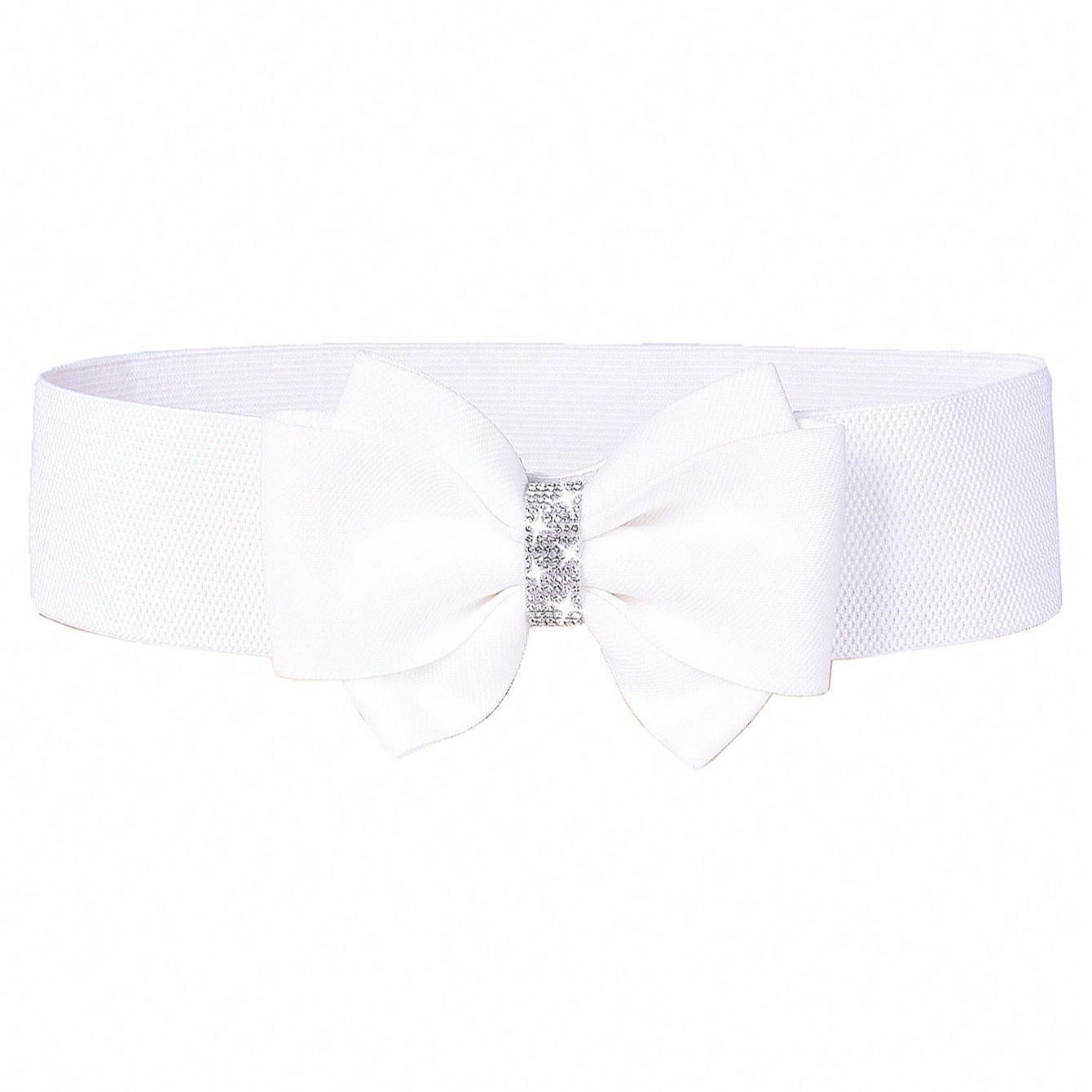 White Bow Belt Wide Elastic Be - đánh giá và giá Formal Wear For Women Xl