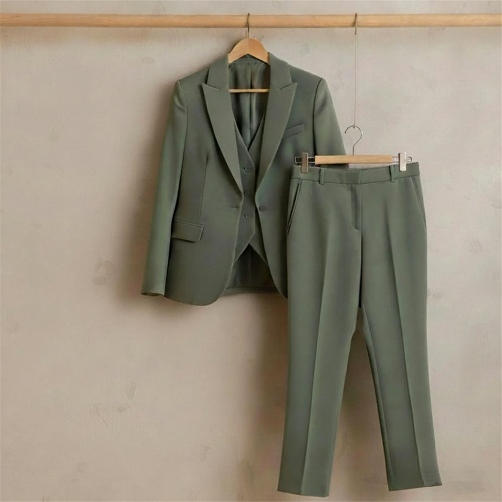 New Sage Green Women's Suit 3  - đánh giá và giá Women'S Formal Wear Suits