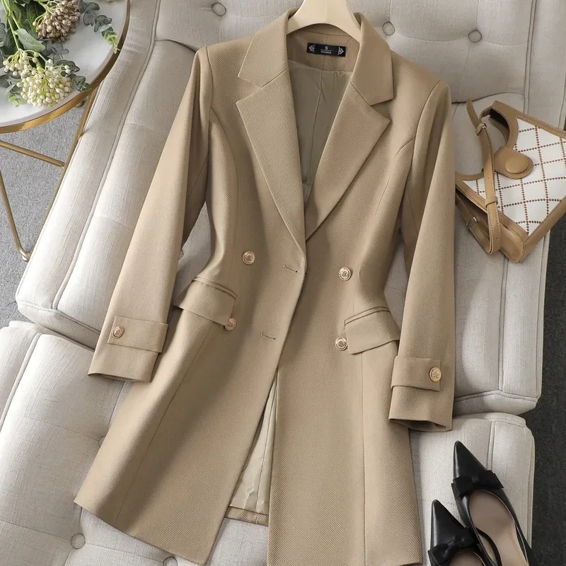 Autumn Winter Jacket Women Lon - đánh giá và giá Women Formal Wear With Blazer