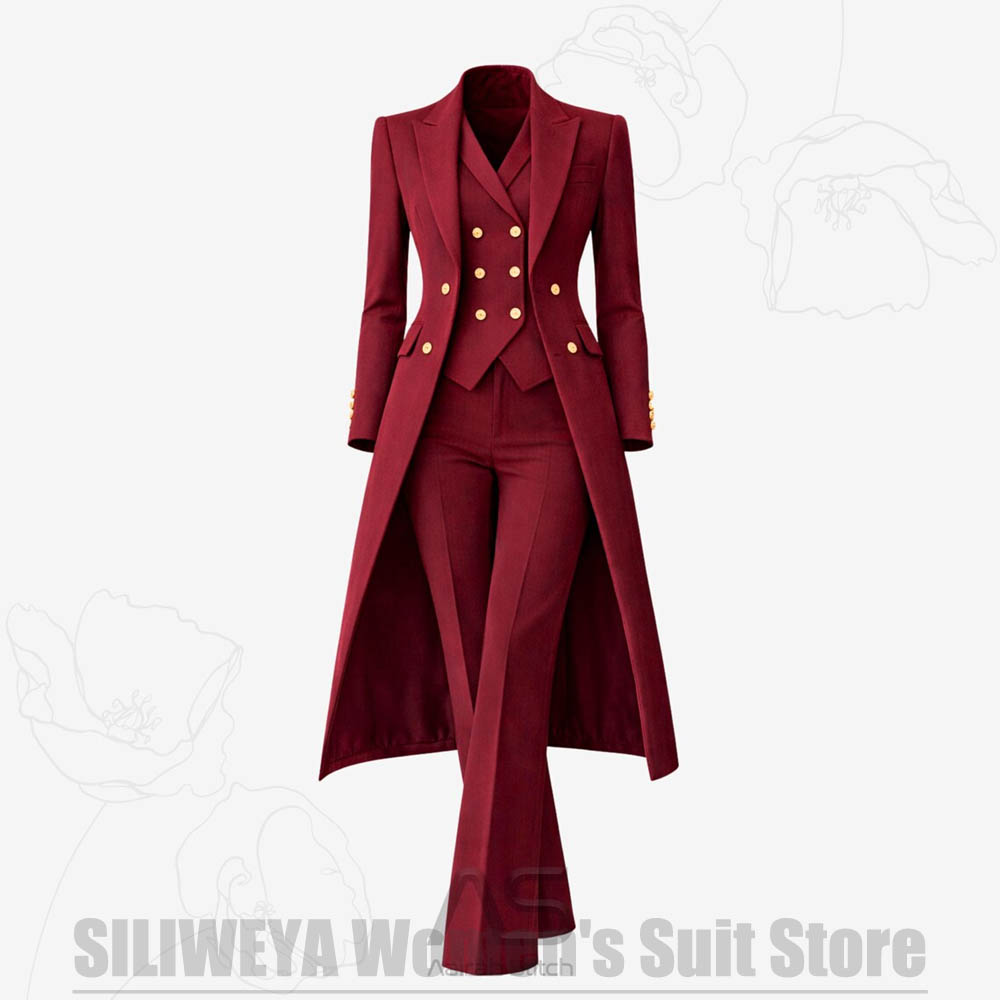 Women's Suit 3 Piece Double Br - đánh giá và giá Women'S Formal Wear Suits