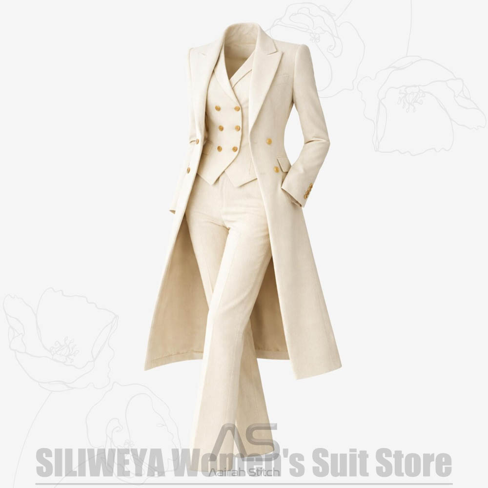 Women's Suit 3 Piece Double Br - đánh giá và giá Women'S Formal Wear Suits