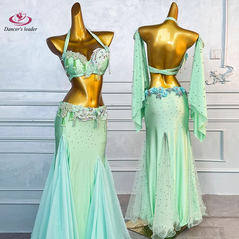 Belly Dance Adult Dress With R - đánh giá và giá Women'S Green Formal Wear
