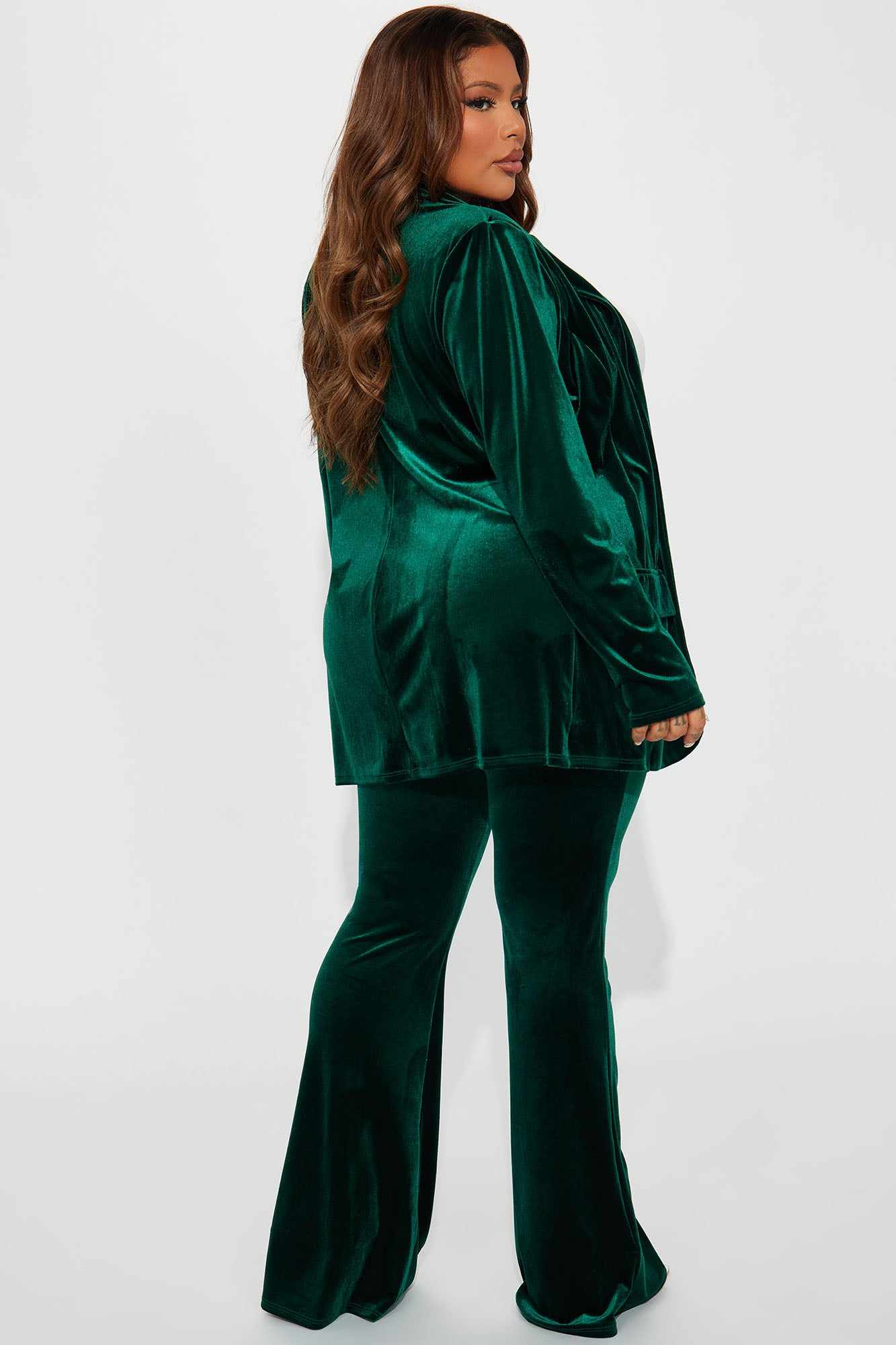 Green Velvet Women Pants Suits - đánh giá và giá Women'S Green Formal Wear