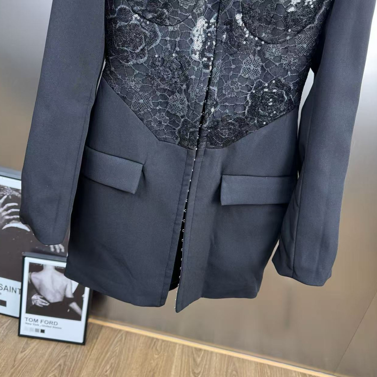 KT Elegant Lace Sequin Blazer  - đánh giá và giá Women Formal Wear With Blazer